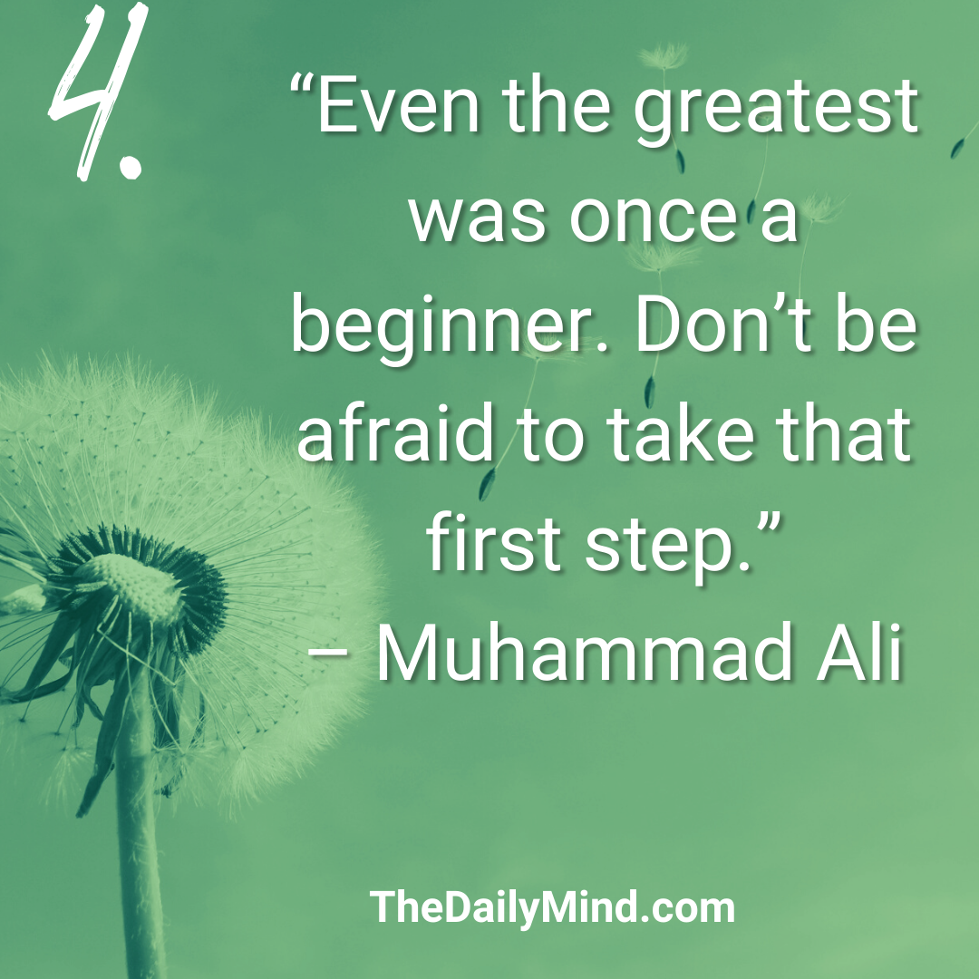 quotes for new beginnings muhammad ali